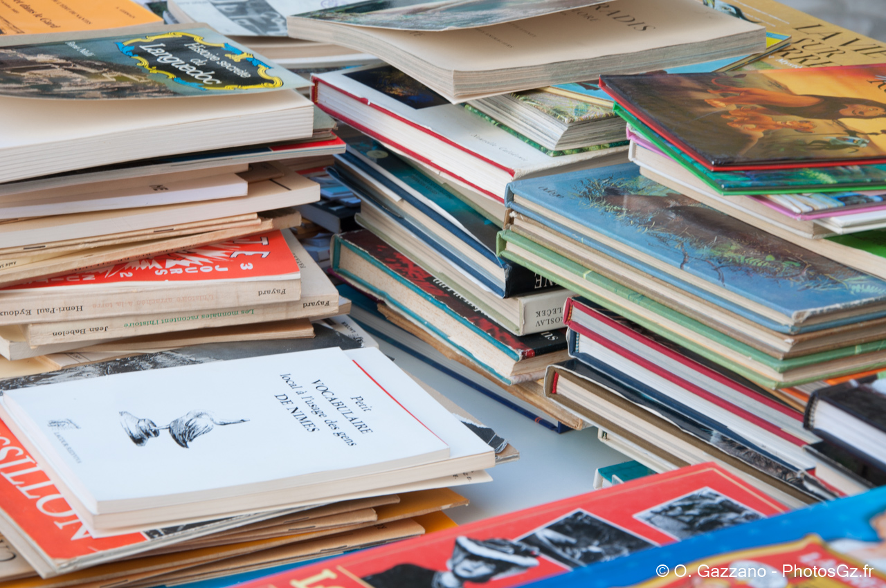 Piles de livres/ La Grande Motte